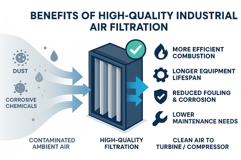Benefits of High-Quality Industrial Air Filtration